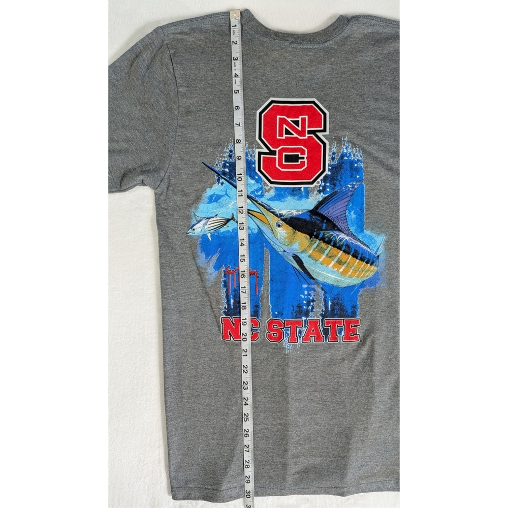 Guy Harvey Pacifica Bluewater NC State T Shirt Size Small - Picture 8 of 10